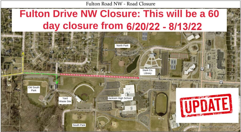 Fulton Road Closure - Fulton Tunnel Project - UPDATED 6-10-22